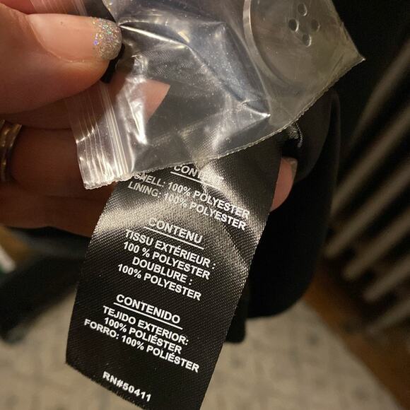 Kensie double breasted long coat - Picture 3 of 8